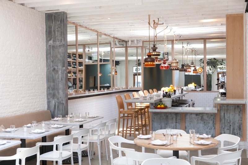 Fresh seafood dish at Salt Air restaurant in Venice, California