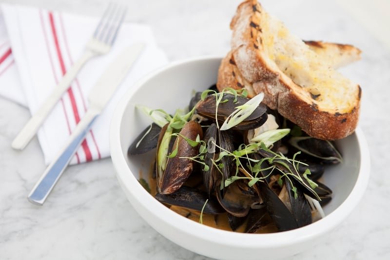 Gourmet lobster roll and seafood dishes at Salt Air Venice